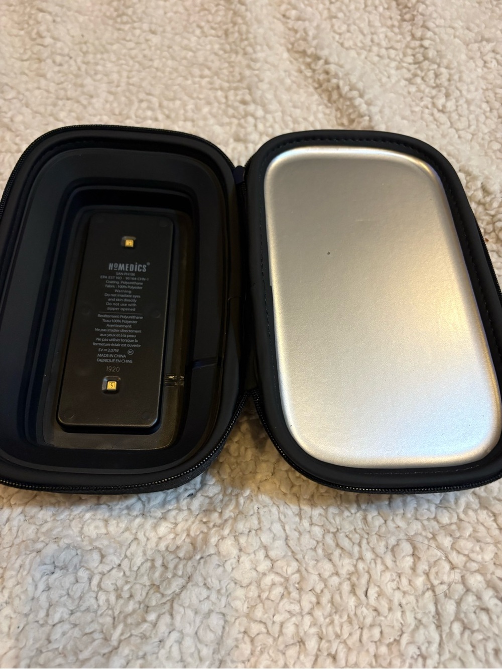 HoMedics UV-Clean Portable Phone Sanitizer Case – Black